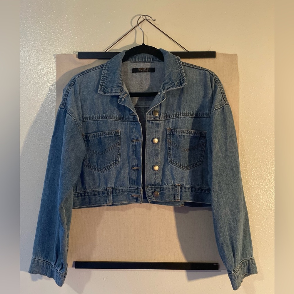 Forever 21 Cropped Denim Jacket
